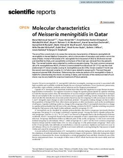 Molecular characteristics of Neisseria meningitidis in Qatar