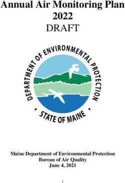 DRAFT Annual Air Monitoring Plan 2022 - Maine Department of Environmental Protection - Maine.gov
