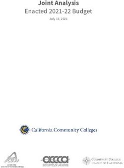 Joint Analysis Enacted 2021-22 Budget - July 13, 2021 - Cuesta College