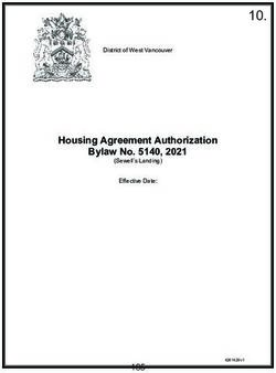 Housing Agreement Authorization Bylaw No. 5140, 2021 - District of West Vancouver (Sewell's Landing) Effective Date