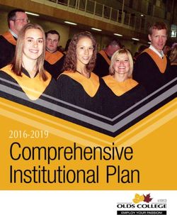 Comprehensive Institutional Plan 2016-2019 - Olds College