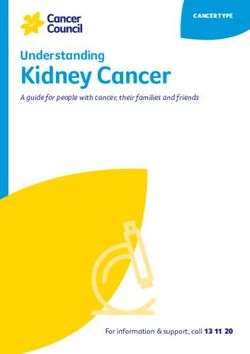 Kidney Cancer Understanding - A guide for people with cancer, their families and friends