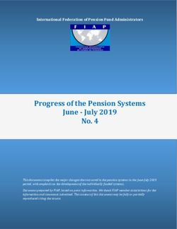 Progress of the Pension Systems June - July 2019 No. 4 - FIAP