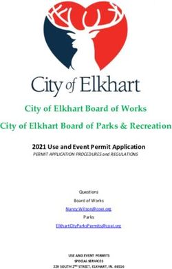 City of Elkhart Board of Works City of Elkhart Board of Parks & Recreation