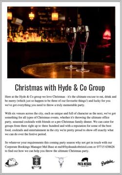 Christmas with Hyde & Co Group - The Ox Bristol