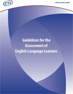 Guidelines for the Assessment of English Language Learners