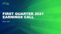 FIRST QUARTER 2021 EARNINGS CALL - May 6, 2021 - FIS Investor ...