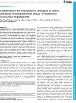 Comparison of the oncogenomic landscape of canine and feline hemangiosarcoma shows novel parallels with human angiosarcoma - Journals Gateway | ...