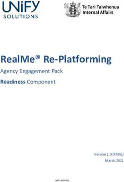 REALME RE-PLATFORMING - AGENCY ENGAGEMENT PACK READINESS COMPONENT