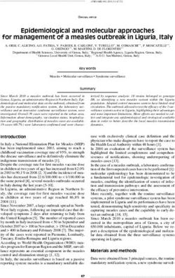 Epidemiological and molecular approaches for management of a measles outbreak in Liguria, Italy
