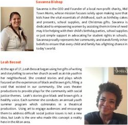 Savanna Bishop - YWCA Alton