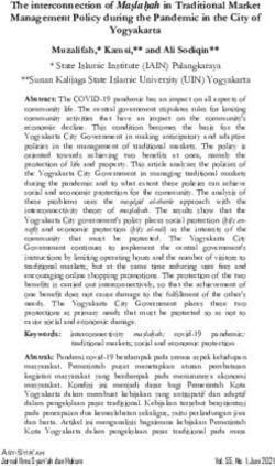 The interconnection of Maṣlaḥah in Traditional Market Management Policy during the Pandemic in the City of Yogyakarta