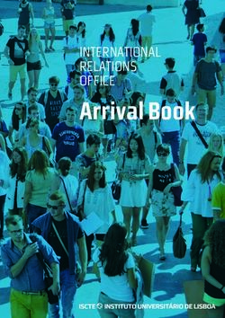 Arrival Book INTERNATIONAL RELATIONS OFFICE - THM
