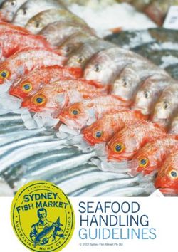 SEAFOOD HANDLING GUIDELINES - Sydney Fish Market