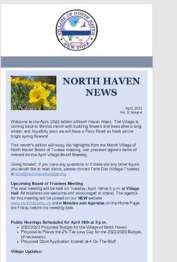 NORTH HAVEN NEWS - Village of North Haven
