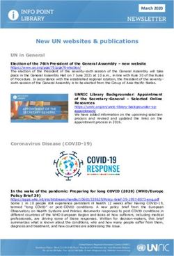 New UN websites & publications - UNRIC.org