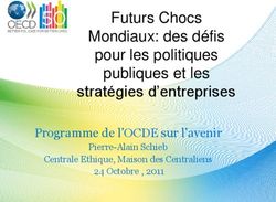 Futurs Chocs Mondiaux: des d&eacute;fis pour les politiques publiques et les - strat&eacute;gies d'entreprises