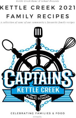 Kettle Creek Home & School Presents A collection of some of our community's favourite family recipes - Kettle Creek Public School