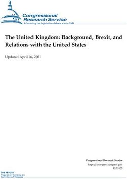 The United Kingdom: Background, Brexit, and Relations with the United States - Updated April 16, 2021 - Congress.gov