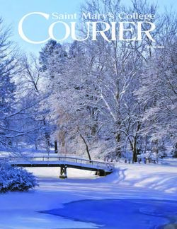 Winter 2020 - Saint Mary's College
