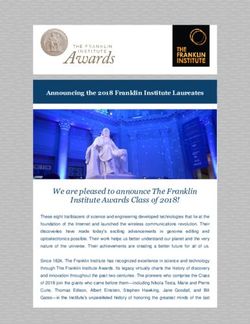 We are pleased to announce The Franklin Institute Awards Class of 2018!