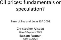 Oil prices: fundamentals or speculation? - Christopher Allsopp Bassam Fattouh New College and OIES