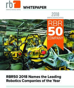 WHITEPAPER - RBR50 2018 Names the Leading Robotics Companies of the Year
