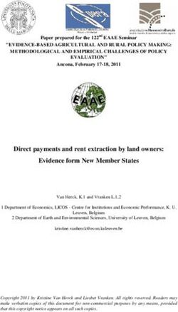Direct payments and rent extraction by land owners: Evidence form New Member States