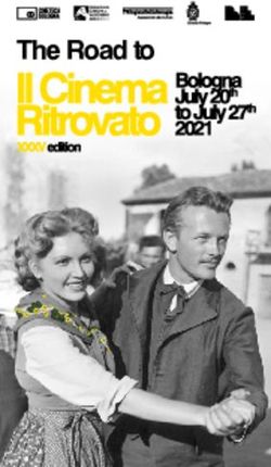 The Road to - Cineteca di Bologna