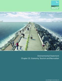 Environmental Statement Chapter 22. Economy, Tourism and Recreation - Tidal Lagoon Power