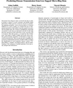 Predicting Disease Transmission from Geo-Tagged Micro-Blog Data