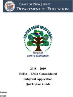ESEA - ESSA Consolidated Subgrant Application Quick Start Guide 2018 - 2019 - NJ.gov