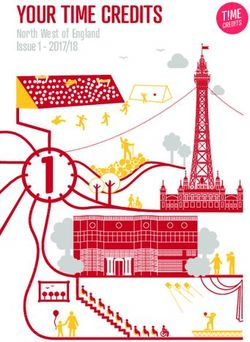 YOUR TIME CREDITS North West of England Issue 1 2016 - Spice