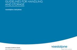 GUIDELINES FOR HANDLING AND STORAGE - voestalpine clad plates