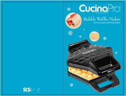 Bubble Waffle Maker Care Instructions and Recipe Booklet - CucinaPro