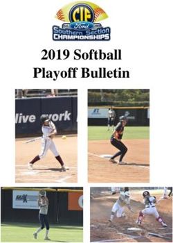 2019 Softball Playoff Bulletin - CIF Southern Section