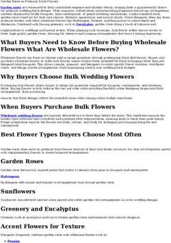 Garden Roses as Premium Focal Flowers
