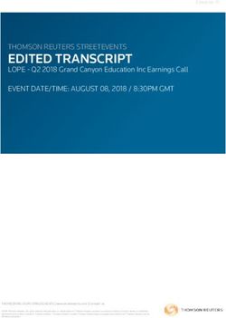 EDITED TRANSCRIPT THOMSON REUTERS STREETEVENTS