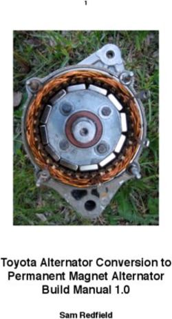 Toyota Alternator Conversion to Permanent Magnet Alternator Build Manual 1.0 - Sam Redfield