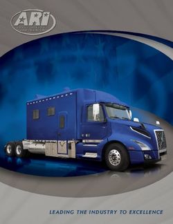 LEADING THE INDUSTRY TO EXCELLENCE - ARI Legacy Sleepers