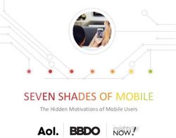 SEVEN SHADES OF MOBILE - The Hidden Motivations of Mobile Users