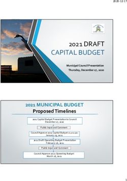 2021 DRAFT CAPITAL BUDGET - Municipality of Wawa