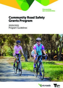 COMMUNITY ROAD SAFETY GRANTS PROGRAM - 2020/2021 PROGRAM GUIDELINES - VICROADS