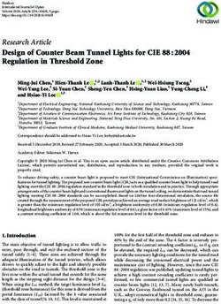 Design of Counter Beam Tunnel Lights for CIE 88 : 2004 Regulation in Threshold Zone