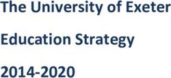 The University of Exeter Education Strategy 2014-2020