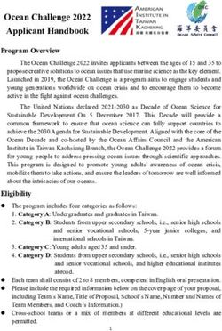 Ocean Challenge 2022 Applicant Handbook - ROC Taiwan.org