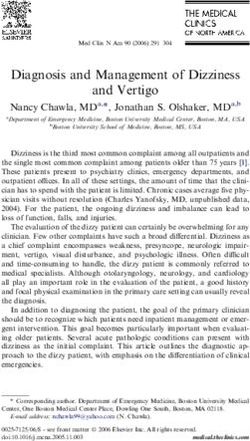 Diagnosis and Management of Dizziness and Vertigo