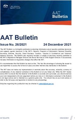 AAT BULLETIN ISSUENO.26/2021 24DECEMBER2021 - ADMINISTRATIVE APPEALS TRIBUNAL
