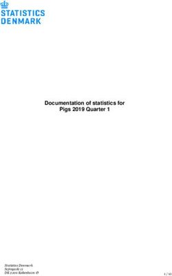 Documentation of statistics for Pigs 2019 Quarter 1 - Danmarks Statistik