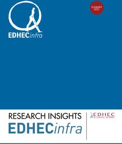 EDHECinfra RESEARCH INSIGHTS - SUMMER 2021